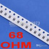 Resistor 68ohm  0805  1%