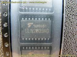 TEXAS INSTRUMENTS  ULN2803AFWR  Bipolar (BJT) Array Transistor, Darlington, NPN, 50 V, 500 mA, SOIC