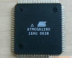 ATMEGA1280  TQFP-100  8-bit Microcontrollers - MCU 128kB Flash 4kB EEPROM 86 I/O Pins