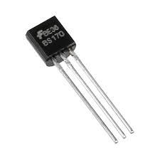 BS170  MOSFET Transistor, N Channel, 500 mA, 60 V, 1.2 ohm, 10 V, 2.1 V