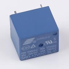 Mini 12V DC Power Relay SRD-12VDC-SL-C SONGLE